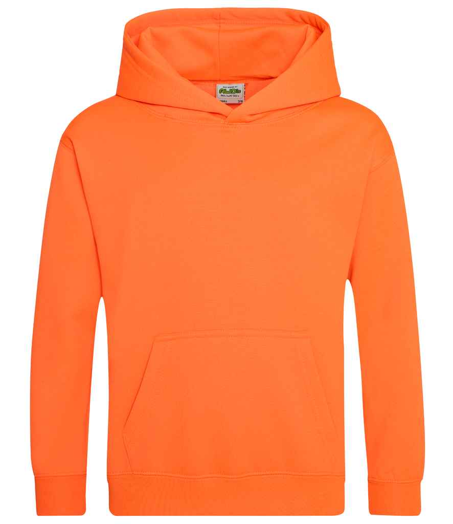 Just Hoods AWDis Kids Electric Hoodie Electric Orange