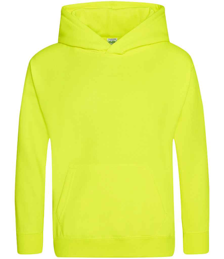 Just Hoods AWDis Kids Electric Hoodie Electric Yellow