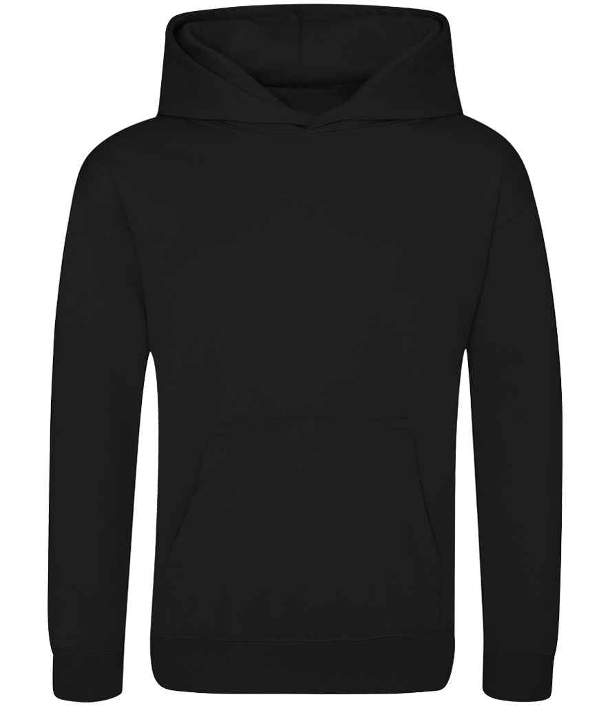 Just Hoods AWDis Kids Sports Polyester Hoodie Jet Black