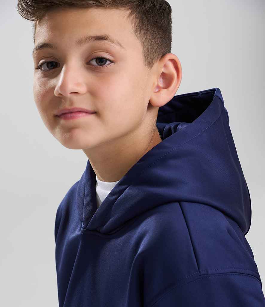 AWDis Kids Sports Polyester Hoodie - model image