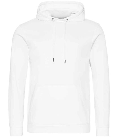 Just Hoods AWDis Sports Polyester Hoodie Arctic White