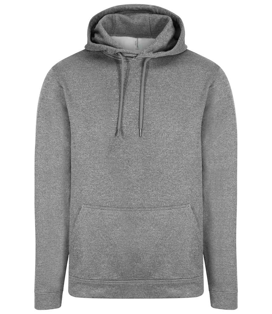 Just Hoods AWDis Sports Polyester Hoodie Grey Melange
