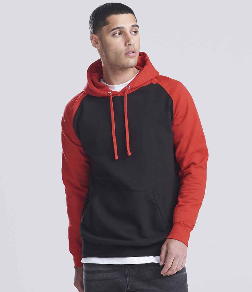 Just Hoods AWDis Baseball Hoodie