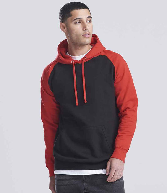 Just Hoods AWDis Baseball Hoodie