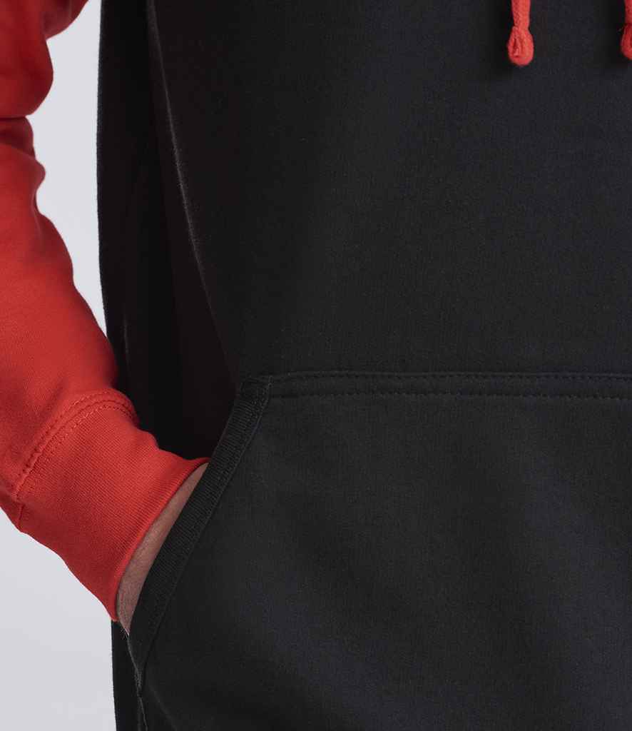 AWDis Baseball Hoodie - model image