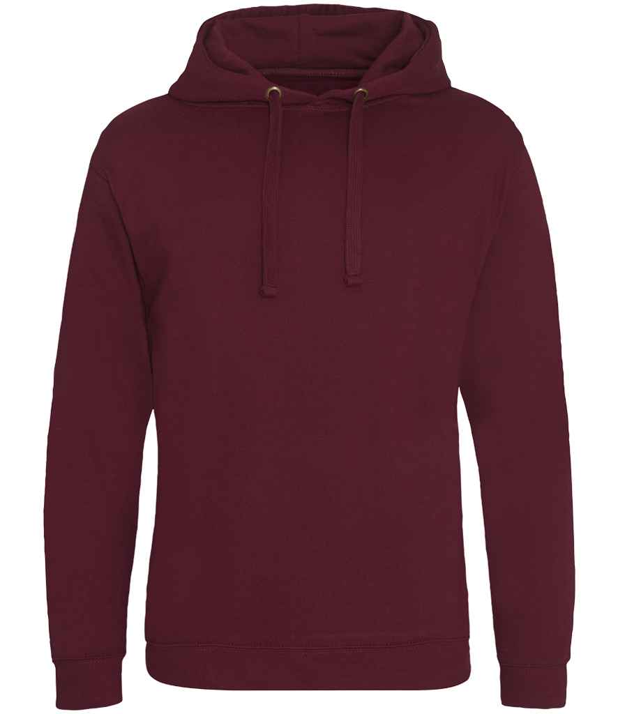 Just Hoods AWDis Epic Print Hoodie Burgundy