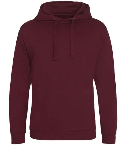 Just Hoods AWDis Epic Print Hoodie Burgundy