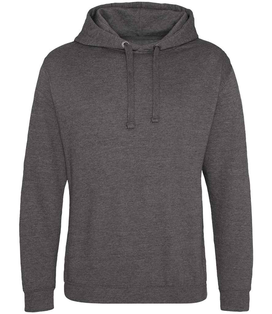 Just Hoods AWDis Epic Print Hoodie Charcoal