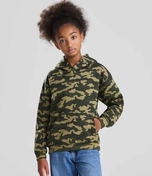 Just Hoods AWDis Kids Camo Hoodie
