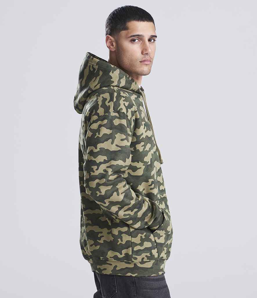 Just Hoods AWDis Camo Hoodie Green Camo