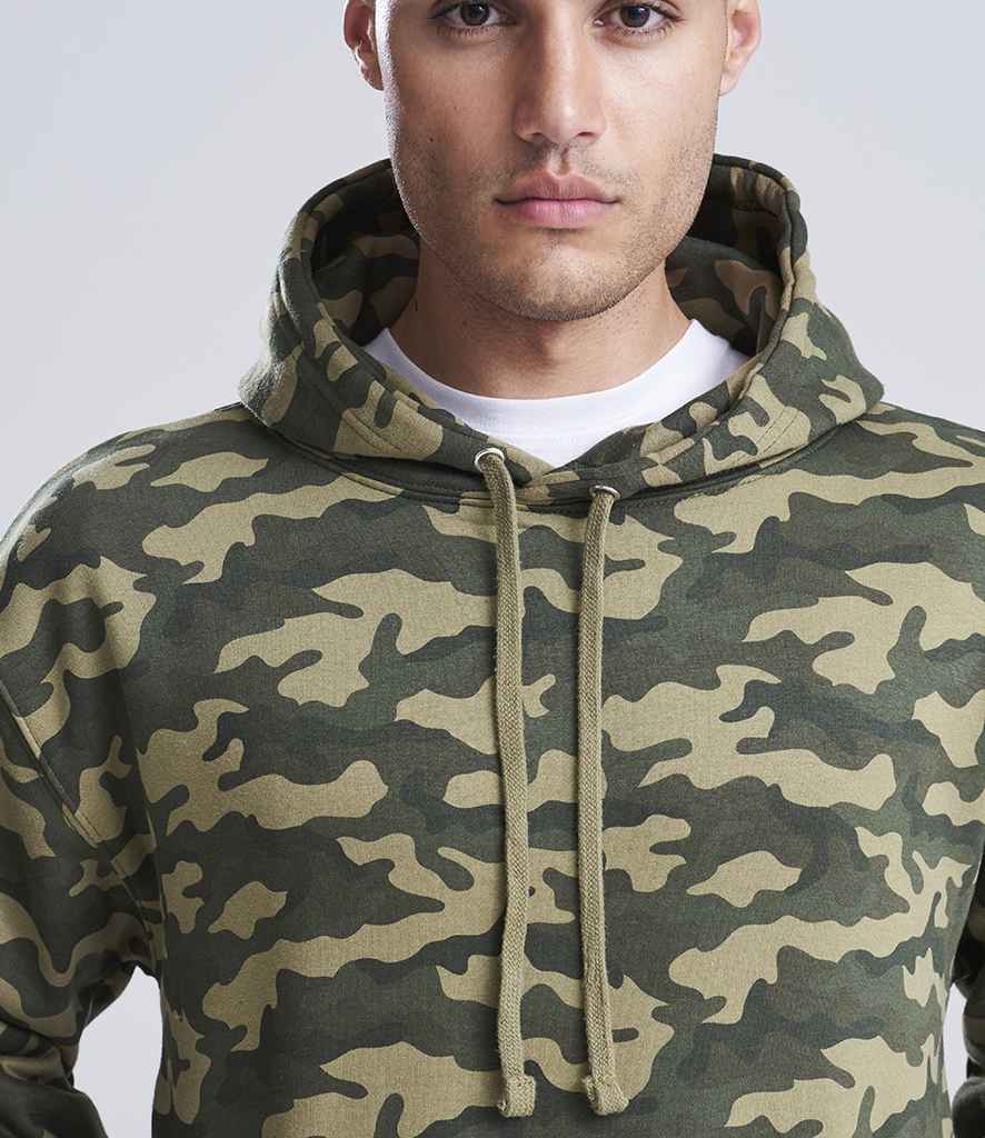 Just Hoods AWDis Camo Hoodie Green Camo