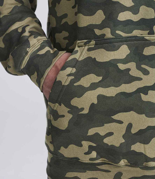 AWDis Camo Hoodie - model image