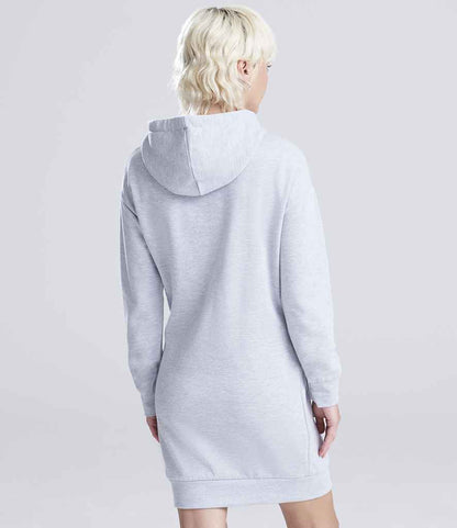 Just Hoods AWDis Ladies Hoodie Dress Heather Grey