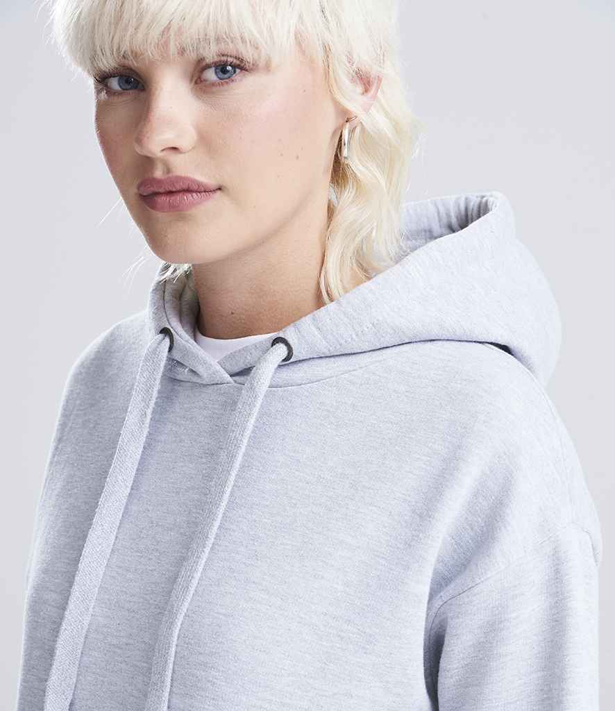 Just Hoods AWDis Ladies Hoodie Dress Heather Grey