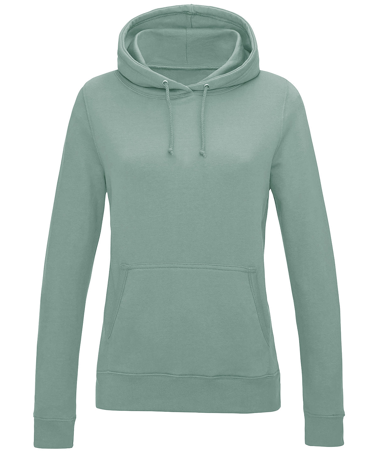Just Hoods Women's College Hoodie Dusty Green