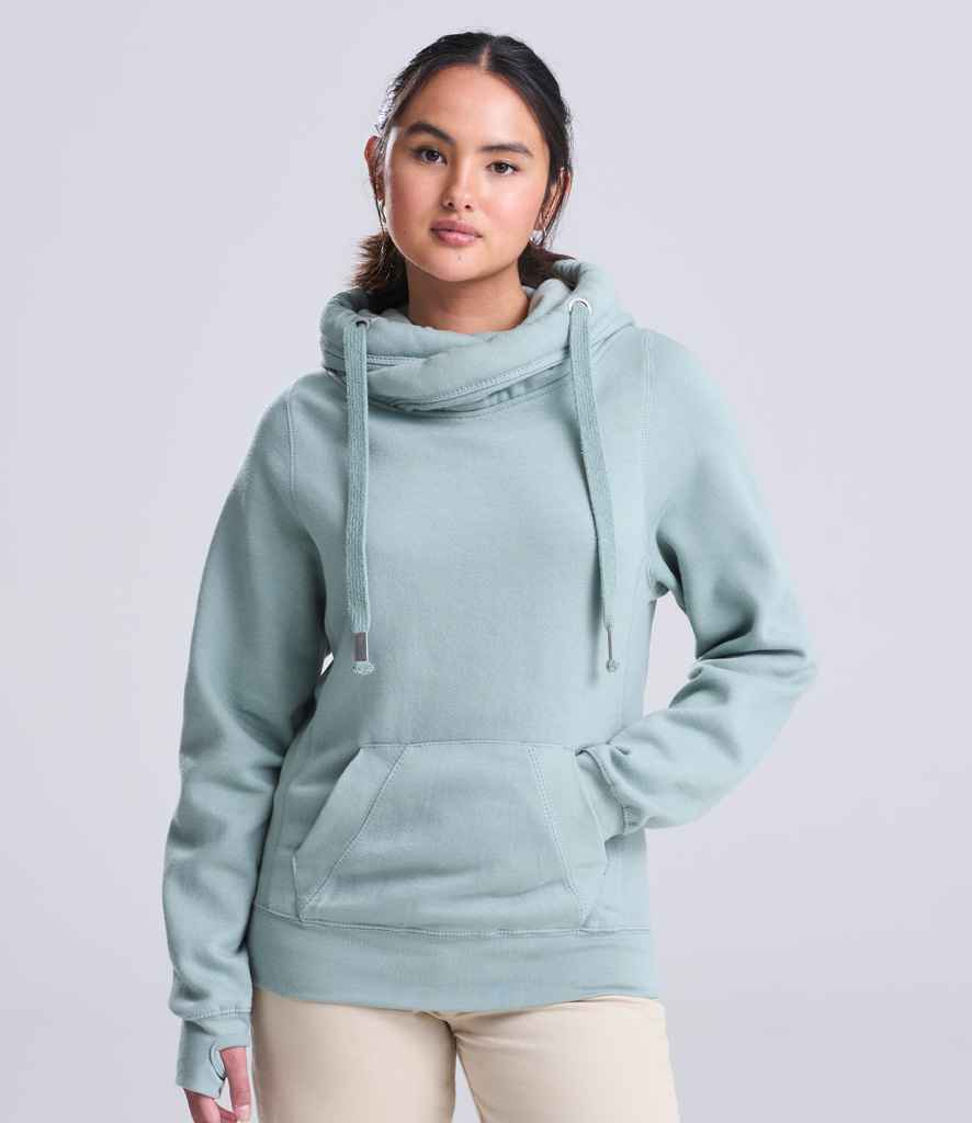 Just Hoods AWDis Cross Neck Hoodie