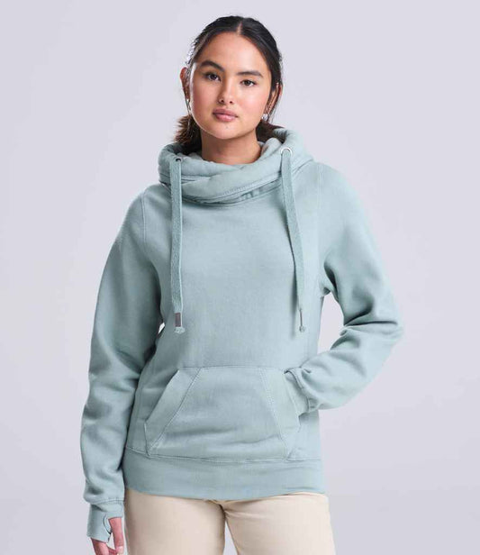 Just Hoods AWDis Cross Neck Hoodie