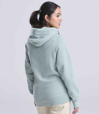 Just Hoods AWDis Cross Neck Hoodie Dusty Green