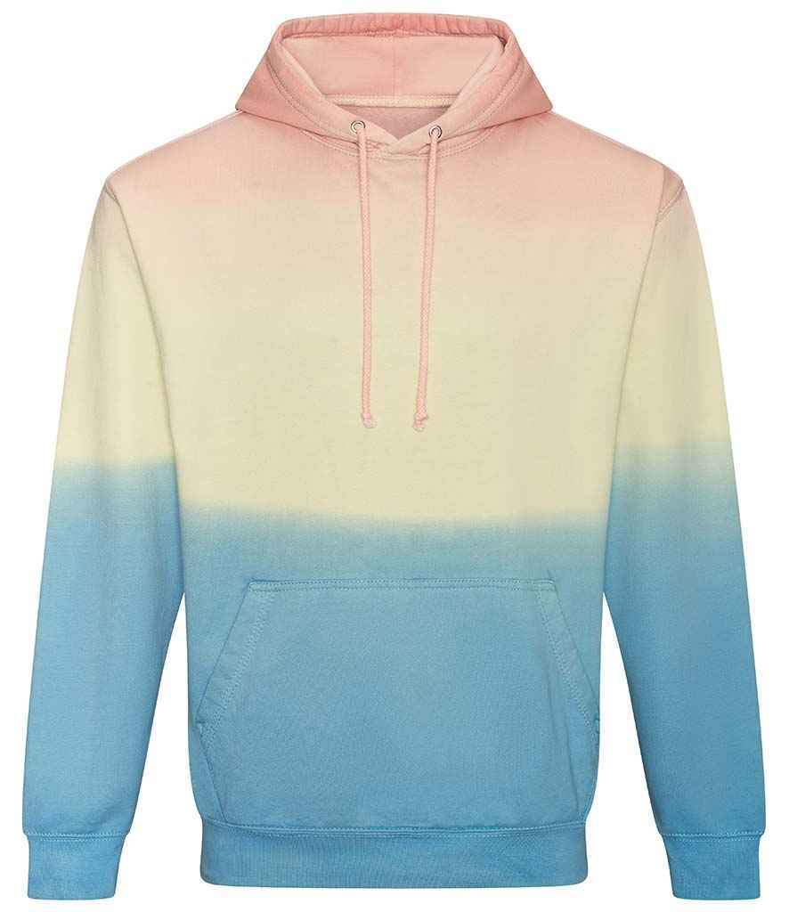 Just Hoods AWDis Tie-Dye Hoodie Pastel Sunset Dip