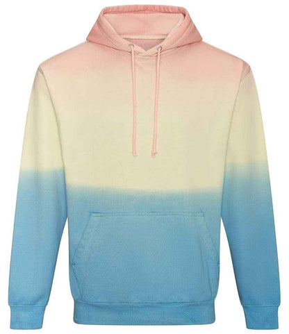 Just Hoods AWDis Tie-Dye Hoodie Pastel Sunset Dip
