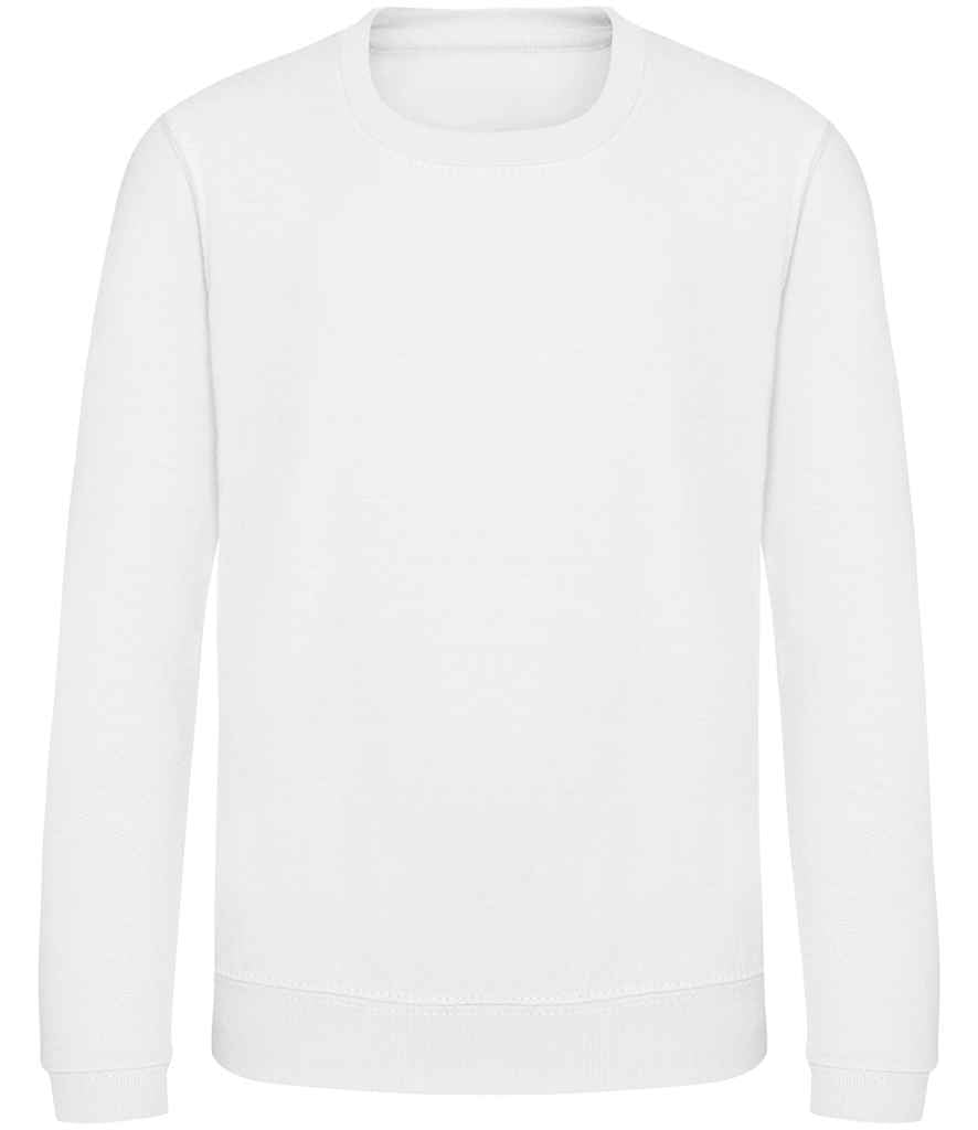 Just Hoods AWDis Kids Sweatshirt Arctic White