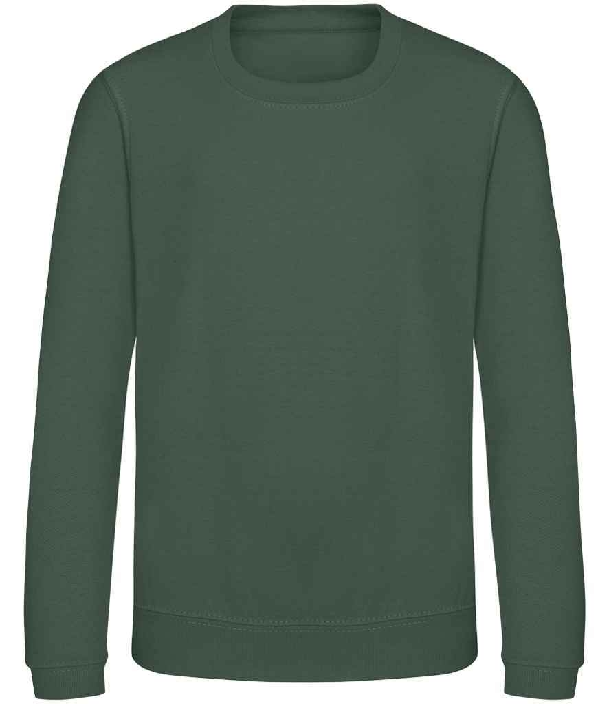 Just Hoods AWDis Kids Sweatshirt Bottle Green