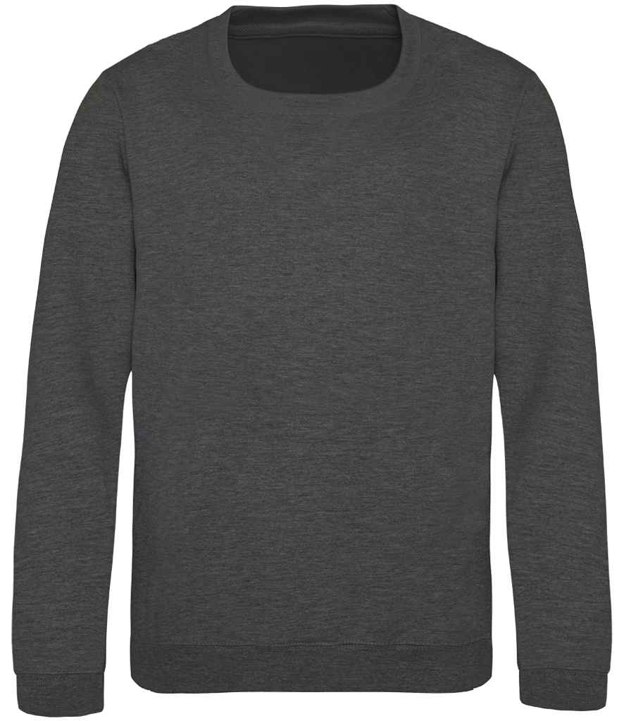 Just Hoods AWDis Kids Sweatshirt Charcoal