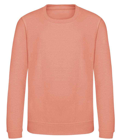 Just Hoods AWDis Kids Sweatshirt Dusty Pink