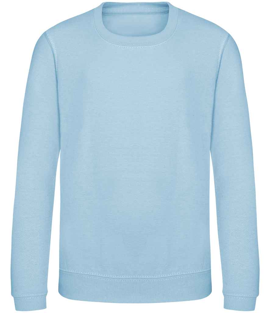 Just Hoods AWDis Kids Sweatshirt Ice Blue