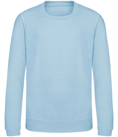 Just Hoods AWDis Kids Sweatshirt Ice Blue