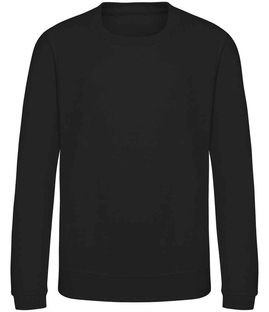 Just Hoods AWDis Kids Sweatshirt Jet Black