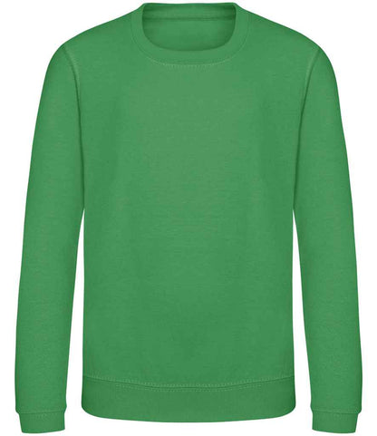 Just Hoods AWDis Kids Sweatshirt Kelly Green