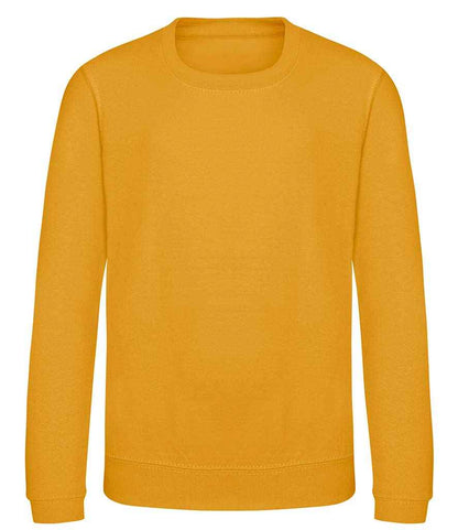 Just Hoods AWDis Kids Sweatshirt Mustard