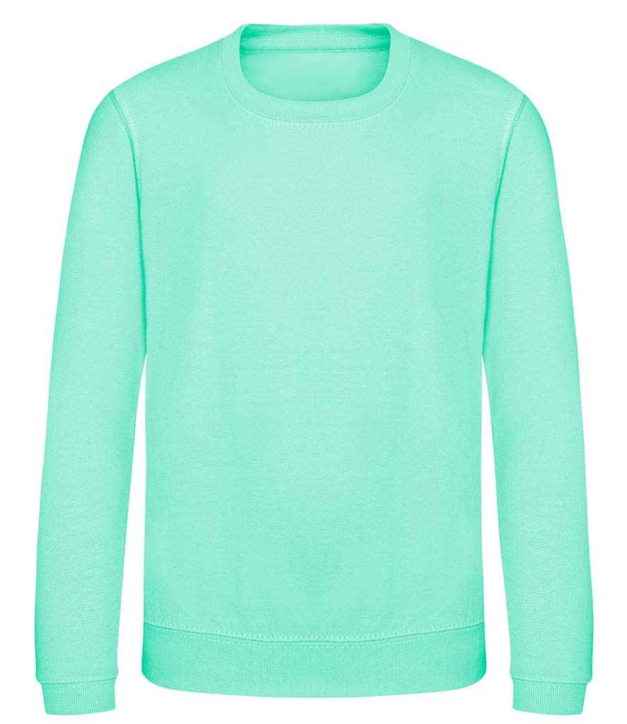 Just Hoods AWDis Kids Sweatshirt Peppermint