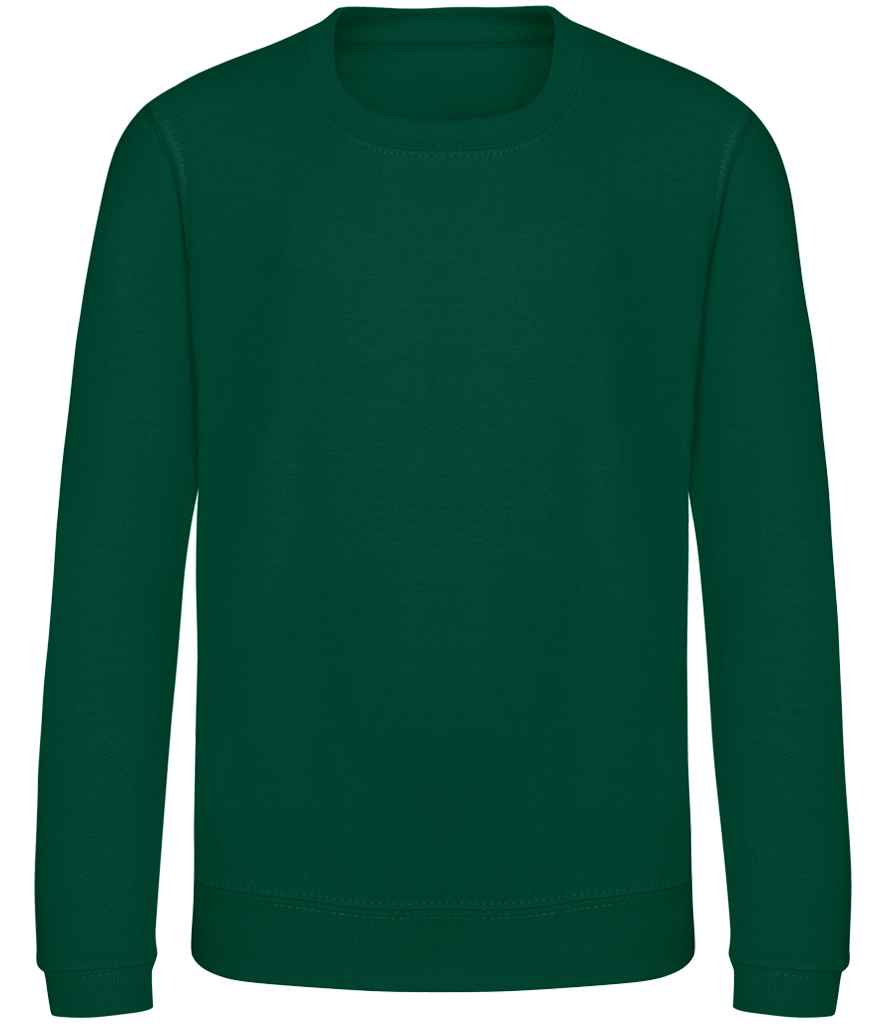 Just Hoods AWDis Kids Sweatshirt Rainforest Green