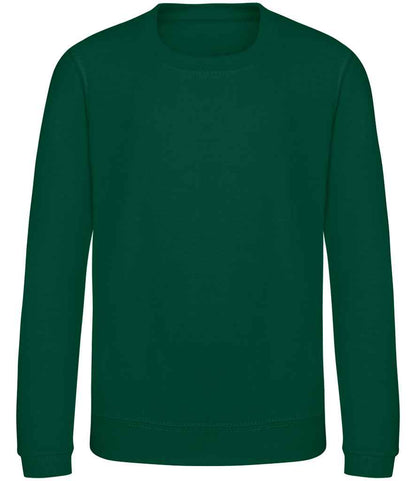 Just Hoods AWDis Kids Sweatshirt Rainforest Green