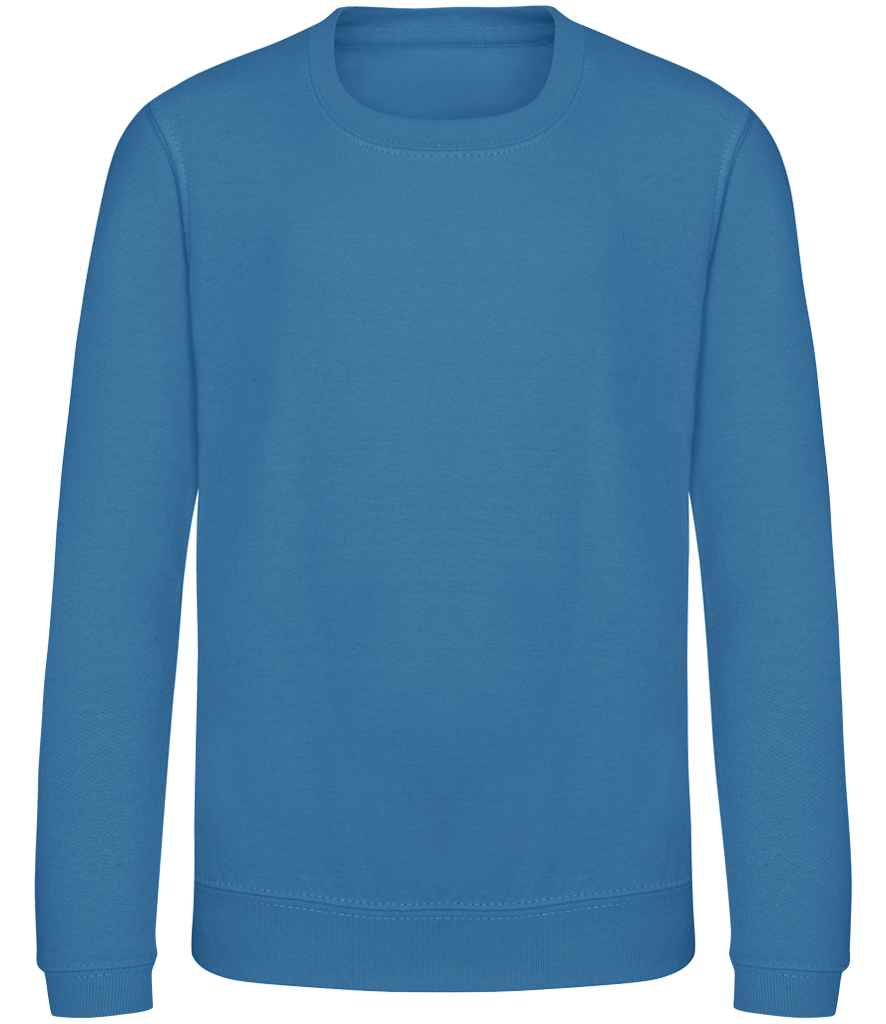Just Hoods AWDis Kids Sweatshirt Sapphire Blue