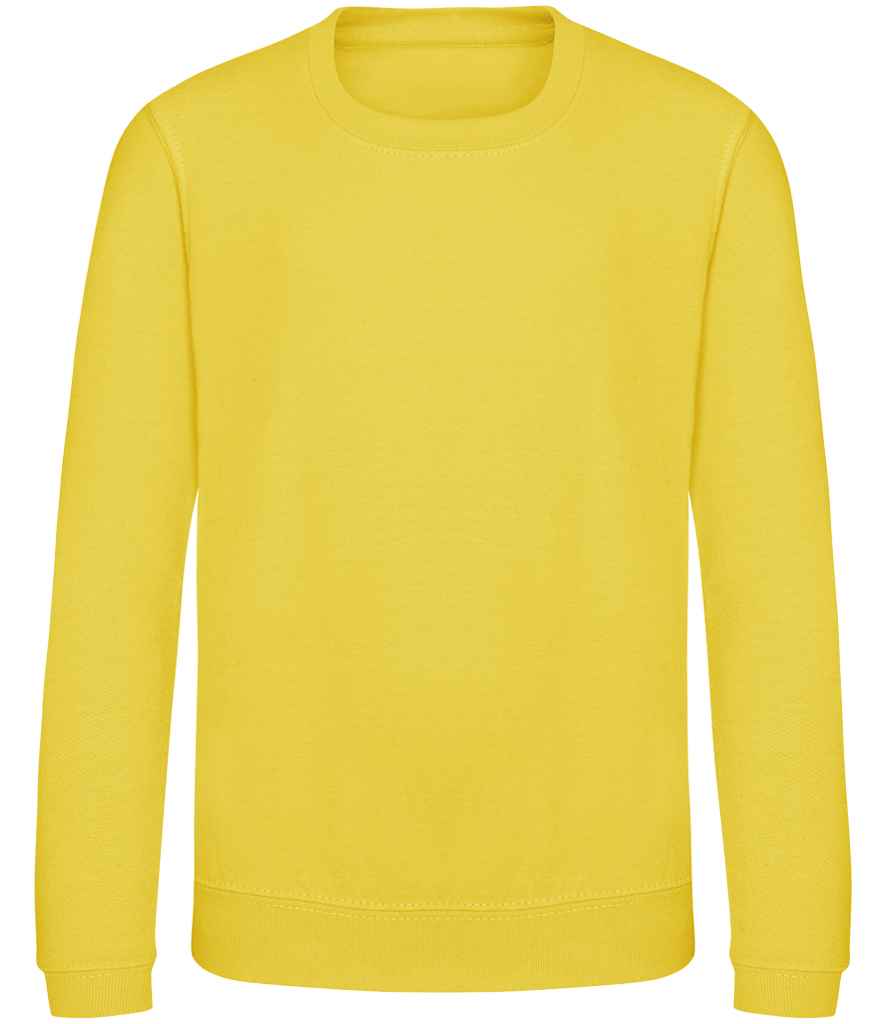 Just Hoods AWDis Kids Sweatshirt Sun Yellow