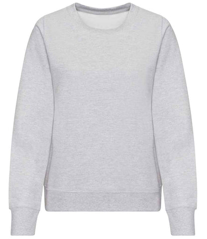Just Hoods AWDis Ladies Sweatshirt Heather Grey