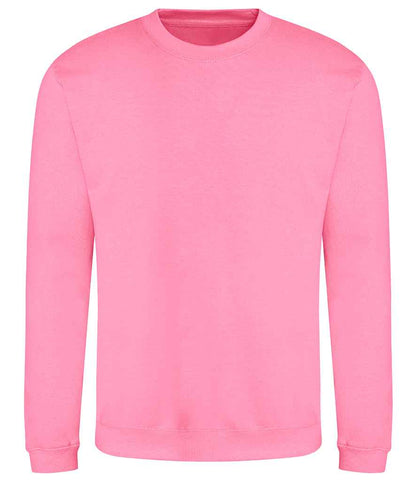 Just Hoods AWDis Sweatshirt Candyfloss Pink
