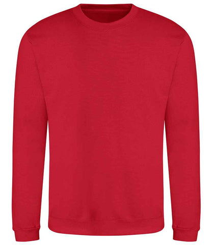 Just Hoods AWDis Sweatshirt Fire Red