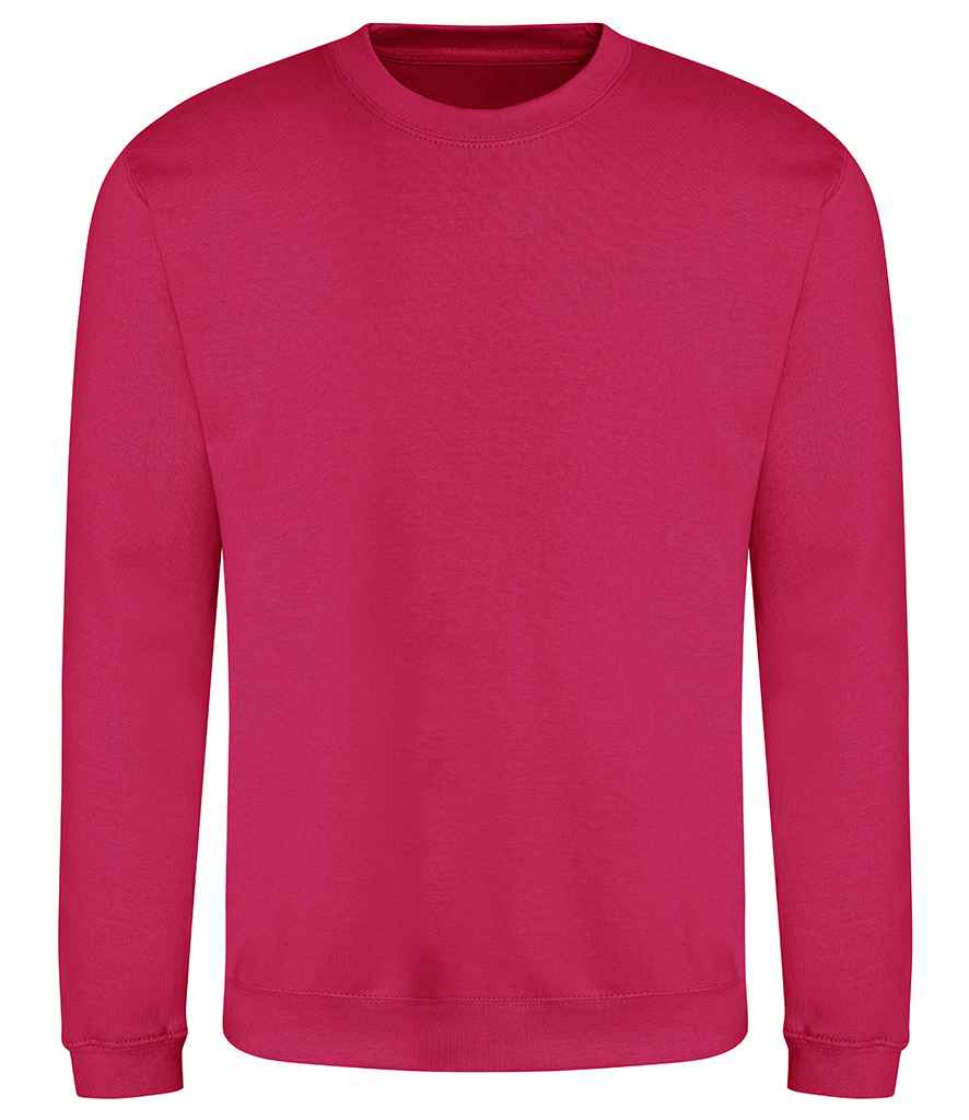 Just Hoods AWDis Sweatshirt Hot Pink