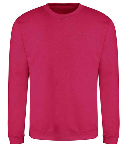 Just Hoods AWDis Sweatshirt Hot Pink