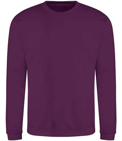 Just Hoods AWDis Sweatshirt Plum