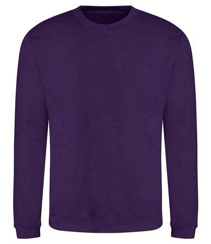 Just Hoods AWDis Sweatshirt Purple