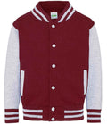 Burgundy/Heather Grey