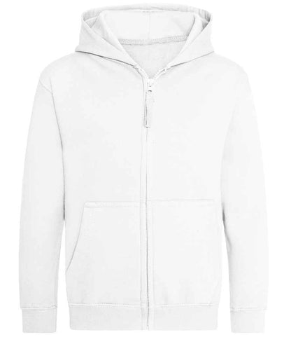 Just Hoods AWDis Kids Zoodie Arctic White