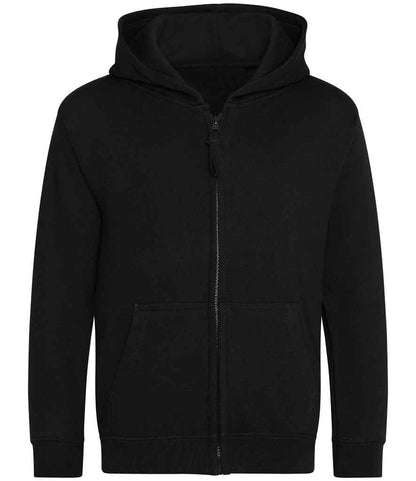AWDis Kids Zoodie in Deep Black