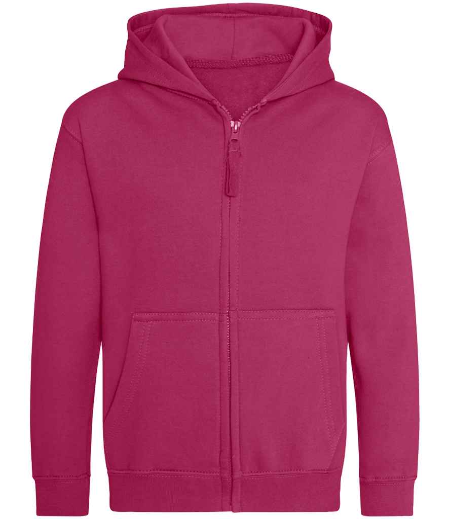 Just Hoods AWDis Kids Zoodie Hot Pink