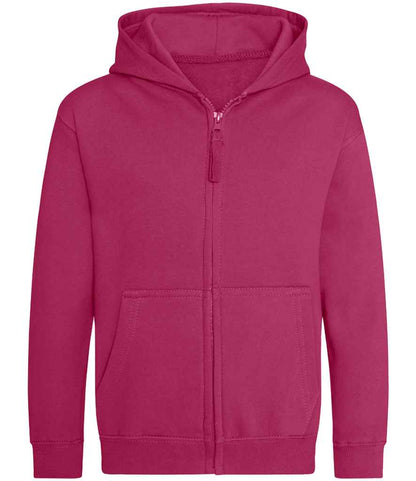 Just Hoods AWDis Kids Zoodie Hot Pink
